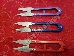 Metal THREAD NIPPERS SCISSORS Sewing Seam rippers LARGE BLADE "Assorted Colors " - Picture 1 of 5