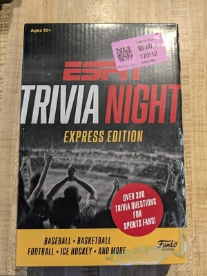 NEW *Please Read* -  ESPN Sports Trivia Night Express Edition/ Trivia Game - Image 1 of 3
