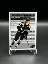 2023-24 UD Upper Deck Series 1 Stat Box Fillers SB-14 Jack Hughes - New Jersey