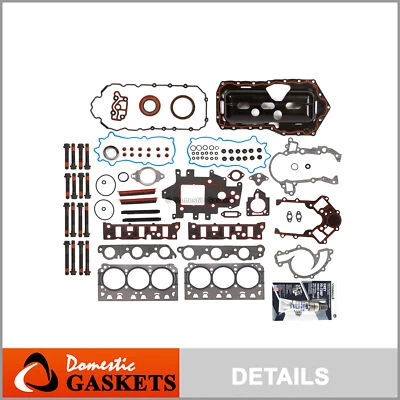 Full Gasket Set Bolts Fit 04-05 Buick Chevrolet Impala Supercharged 3.8 OHV - Image 1 of 4