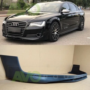 A Style Front Bumper Spoiler Lip for AUDI A8 SE 4H 2010-2014 - Picture 1 of 12