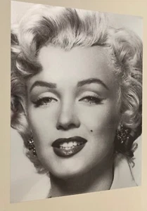 MARILYN MONROE, PORTRAIT, RARE AUTHENTIC 2008 SILVER FOIL ART PRINT - Picture 1 of 8