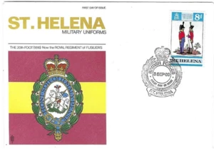 Army COMM/FDC - St Helena - Military Uniforms - 1969(ARM248) - Picture 1 of 1