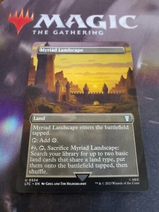MTG. Myriad Landscape. Borderless. The Lord of the Rings. Pack Fresh - Picture 1 of 1