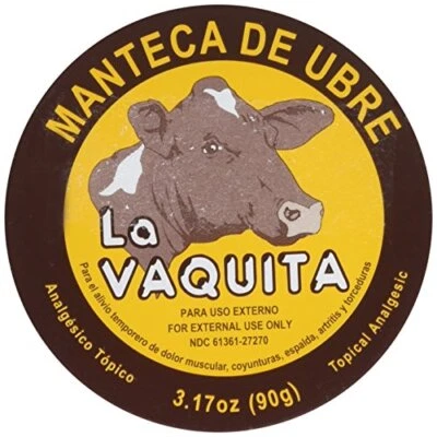 Manteca De Ubre La Vaquita 3,17 OZ Analgésico tópico Foto 1 de 4