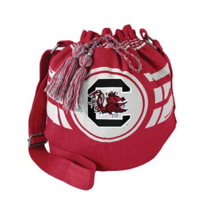 NCAA South Carolina Gamecocks Ripple Drawstring Bucket Bag - Picture 1 of 1