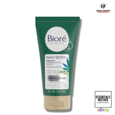BIORÉ DAILY DETOX EXFOLIATOR FACE SCRUB 125ML - Image 1 of 2