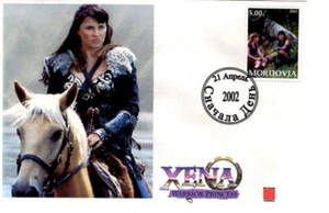 XENA MORDOVIA COLLECTOR PHOTO - MORDOVIA STAMP & ENVELOPE - 2002 MINT #3 - RARE - Picture 1 of 1