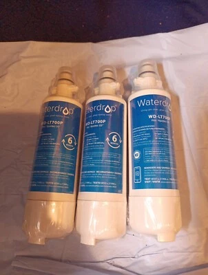 Water drop Refrigerator Replacement Water Filter LG. WD-LT700P Set Of Three - Image 1 of 4