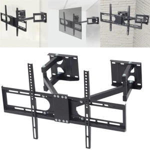 Ultra Strong Universal Wall Mount Corner TV Bracket for 32”-65” Flat TV Screens - Picture 1 of 12
