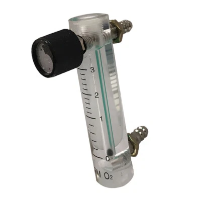 MARKENLOS Sauerstoff-Flow Meter Flowmeter mit Regelventil für Sauerstoff Luft 0-3L