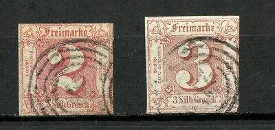 KMC4076-Germany-Northern District #11-12 (G890) Numerals, used, FVF, CV$190.00 - Image 1 of 2