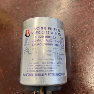 Samsung Dishwasher EMI Noise Filter DD29-00008A, RDFC-2937 - Picture 1 of 1