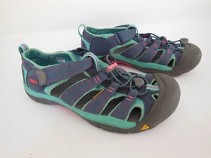 Keen Damengröße 5 Newport Sportsandalen geschlossen hinten wasserdicht grau & aquamarin - Bild 1 von 10