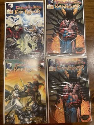 Drácula Vs Rey Arturo: Lote (4) #1,2,4 Chris Moreno, Monte Moore Silent Devil Foto 1 de 4