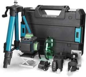 LIVELLA LASER TRACCIATORE AUTOLIVELLANTE 4D 16 LINEE 360° ROTAZIONE LINEA VERDE - Foto 1 di 8