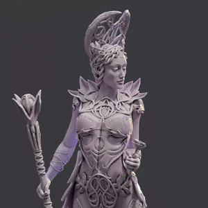 Lady of the Grove by SurrealFactory Sexy D&D Pathfinder RPG 3D Print Dryad 54mm - Picture 1 of 4