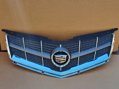 10-12 CADILLAC SRX OEM CHROME FRONT BUMPER GRILL TRIM PANEL GRILLE W/ EMBLEM - Image 1 of 4