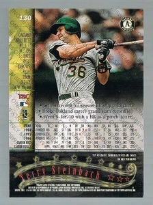 1997 Stadium Club members only TERRY STEINBACH #130 A's - Picture 1 of 1