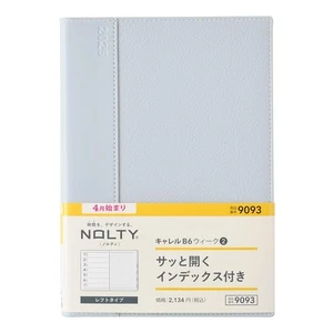 NOLTY Planer 2025 April Start B6 Weekly Left Carrel 2 hellblau 9093 964 - Bild 1 von 7