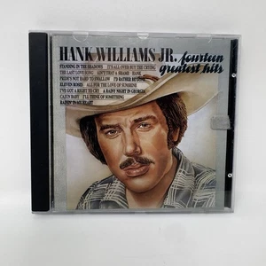 Hank Williams Jr. - Fourteen Greatest Hits CD - Good Condition - Imagen 1 de 3
