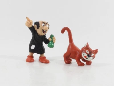 Schlumpf Schlümpfe === 2 x Gargamel & Azrael Schleich / Bully - Bild 1 von 2