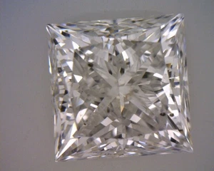 Princess Cut 2.50 CT Cert. AGI Natural Mined Diamond Loose F color SI1 clarity - Picture 1 of 2