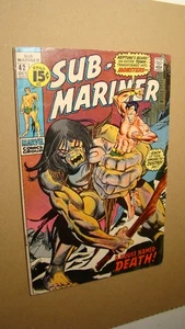 SUB-MARINER 42 *SOLID* VS HOUSE OF DEATH 1971 MARVEL - Bild 1 von 1