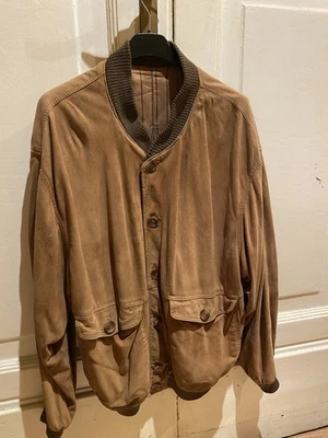 GIUBBOTTO DI RENNA TAGLIA XL -VERA PELLE-VINTAGE - Immagine 1 di 4