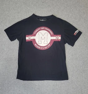 Montreal Maroons Camicia Uomo Large Stanley Cup Champions 1935 NHL Coors Light - Foto 1 di 16
