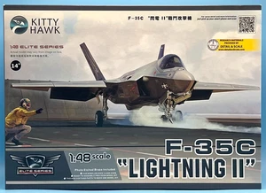 Kitty Hawk KH80132 1/48 F-35C "Lightning II" Brand New Complete Kit - Picture 1 of 2