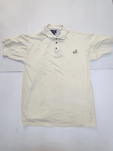 Vintage Ducks Unlimited Herren Größe Large Beige Farbe Kurzarm Poloshirt - Bild 1 von 12