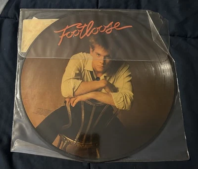 FOOTLOOSE саундтрек виниловая пластинка альбом изображение диск LP с шумихой стикер бекон - Изображение 1 из 2
