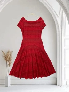 Signature By Sangria Women’s Layered Lace Midi Dress Size 10 Flaws/Defects - Picture 1 of 20