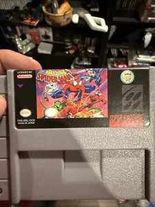 The Amazing Spider Man Lethal Foes SNES Super Nintendo Englisch - US VERKÄUFER - Bild 1 von 5