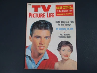 TV Picture Life Magazine June 1958 Vol 3 No 4 Ricky Nelson Polly Bergen Foto 1 de 4