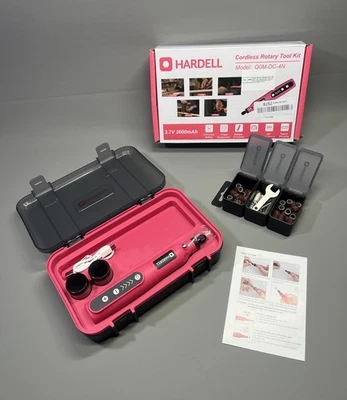 Mini Rotary Tool Kit 5 Speed Display Screen Cordless 111 Accessories for Cutting - Image 1 of 4