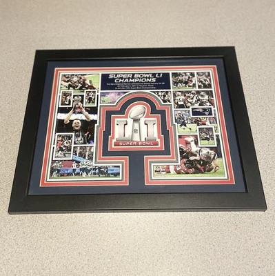 Placa laminada New England Patriots Super Bowl LI Champions - Fanáticos Foto 1 de 3