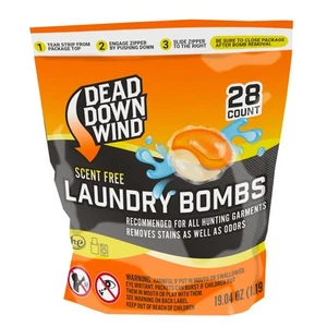 Unscented Laundry Detergent Pods (28 Ct) - Scent Eliminating Detergent Pods f... - Picture 1 of 7