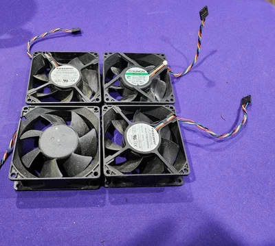 Lot of 4 OEM Dell 0WC236 WC236 DC 12V 5 Pin Fan 92mm 790 990 9020 7020 7010 - Image 1 of 2