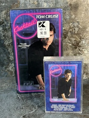COCKTAIL Various Artist- 1988 Cassette And VHS Both New Sealed - Image 1 of 4