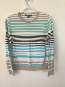 Brooks Brothers Pullover Damen 346 leichter Strick Größe L gestreift mehrfarbig - Bild 1 von 10
