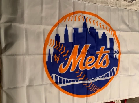 MLB Assorted Team Flags Emerson 3' x 5' Nylon White Made in USA New Cover