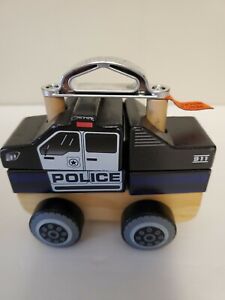 J'Adore Paris Wooden Puzzle Toddler Police Car