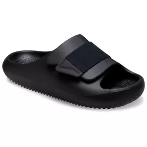 Crocs Men`s Mellow Luxe Black Slide - Picture 1 of 4