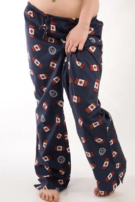 Calça lounge Life is Good canadense azul verdadeiro bandeira do Canadá roupa de dormir - Imagem 1 de 4