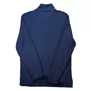 Vineyard Vines Sweater Mens L Blue Performance Pullover 1/2 Zip Golf - Picture 1 of 2