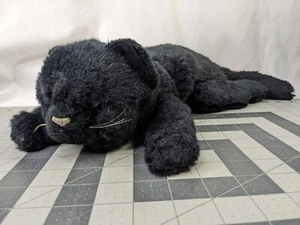 Ty Black Patti Cat Panther Plush 15 Inch Long 1988 Stuffed Animal Toy - Picture 1 of 12