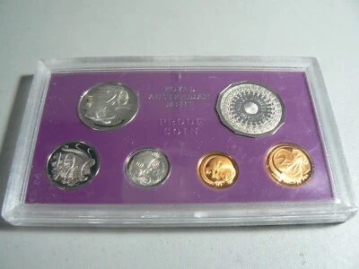 1977 Австралия доказательство комплект с незначительными трещинами в упаковке - Изображение 1 из 4