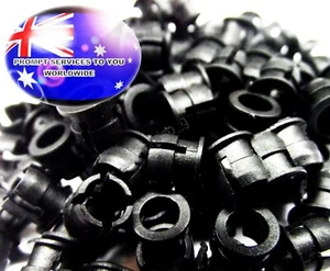 From OZ Quality 10/20/50PCS 5MM LED Holder Rack Panel Mount Black For Diode +FP! - Picture 1 of 16
